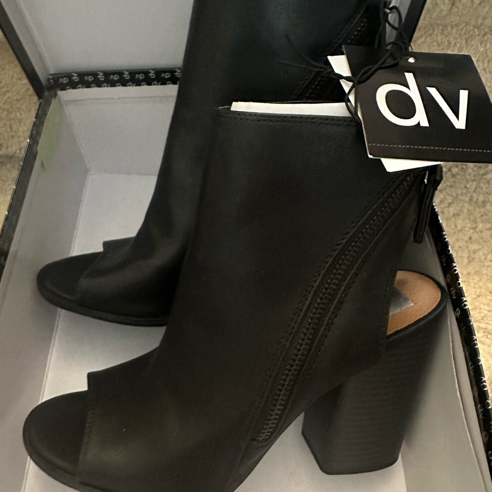 dv designed by Dolce Vita peep toe booties